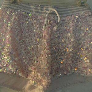 Girls Sequin Shorts SZ L
